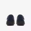 Carleigh Ray Damen-Slip-Ons aus marineblauem Nubukleder Carleigh Ray Damen-Slip-Ons aus marineblauem Nubukleder