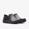 Carleigh Ray – Schwarze Leder-Slip-Ons für Damen