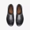 Carleigh Ray – Schwarze Leder-Slip-Ons für Damen
