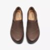 Carleigh Ray Taupe Nubuk-Slip-Ons für Damen Carleigh Ray Taupe Nubuk-Slip-Ons für Damen