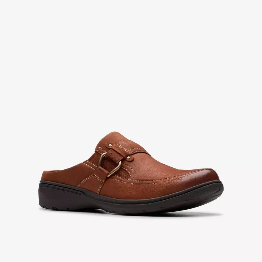 Carleigh Viola Clogs & Pantoletten für Damen aus britischem hellbraunem Nubukleder Carleigh Viola Clogs & Pantoletten für Damen aus britischem hellbraunem Nubukleder