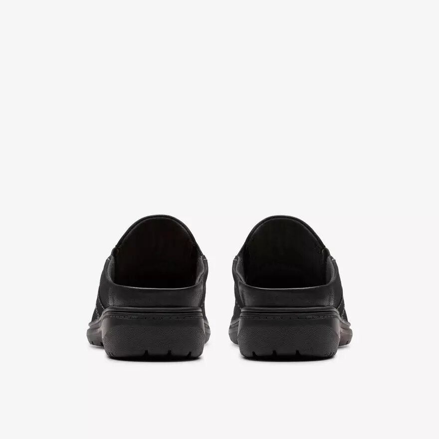 Carleigh Viola Clogs & Pantoletten für Damen aus schwarzem Nubuk Carleigh Viola Clogs & Pantoletten für Damen aus schwarzem Nubuk