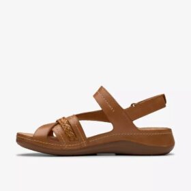 Cecily Strap – Beigefarbene Riemchensandalen für Damen