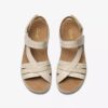 Cecily Strap – cremefarbene Riemchensandalen aus Leder für Damen Cecily Strap – cremefarbene Riemchensandalen aus Leder für Damen