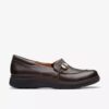 Certina Ease Damen-Slip-Ons aus dunkelbraunem Leder Certina Ease Damen-Slip-Ons aus dunkelbraunem Leder
