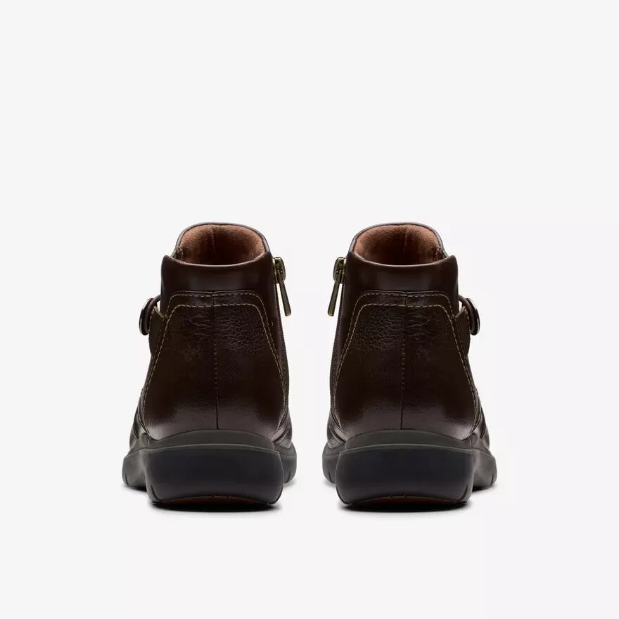 Certina Joy Damen-Stiefeletten aus dunkelbraunem Leder Certina Joy Damen-Stiefeletten aus dunkelbraunem Leder