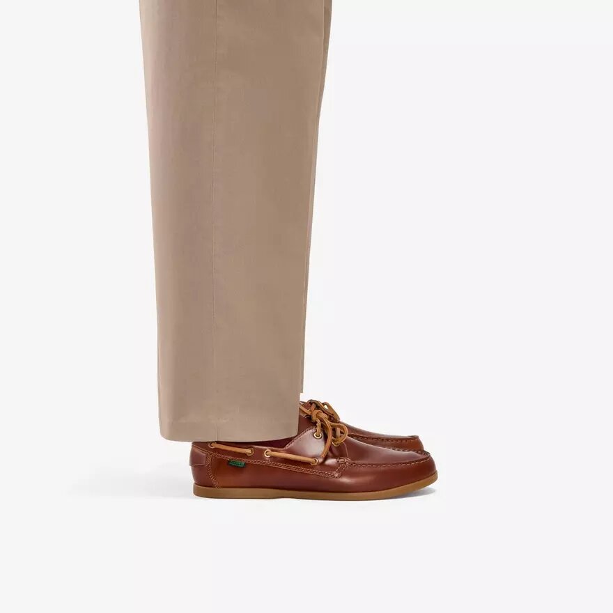 Charmouth Lace Herren-Bootsschuhe aus hellbraunem Leder Charmouth Lace Herren-Bootsschuhe aus hellbraunem Leder