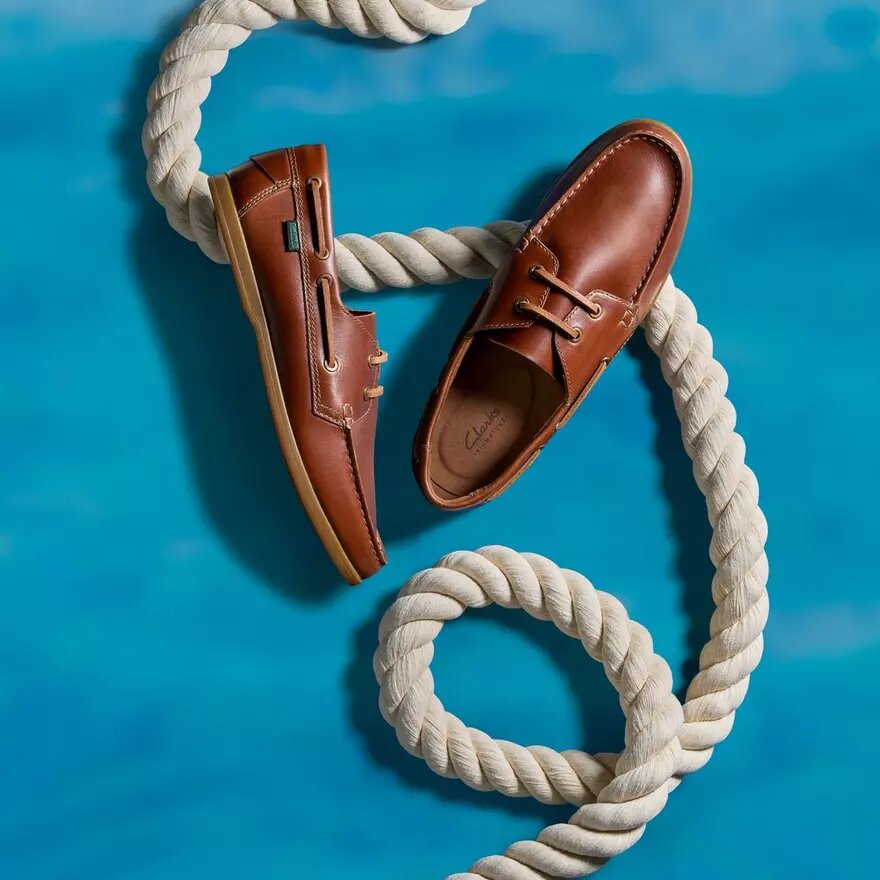 Charmouth Lace Herren-Bootsschuhe aus hellbraunem Leder Charmouth Lace Herren-Bootsschuhe aus hellbraunem Leder