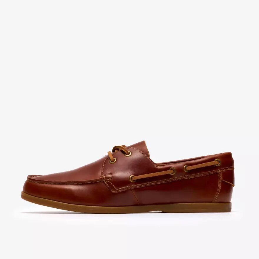 Charmouth Lace Herren-Bootsschuhe aus hellbraunem Leder Charmouth Lace Herren-Bootsschuhe aus hellbraunem Leder