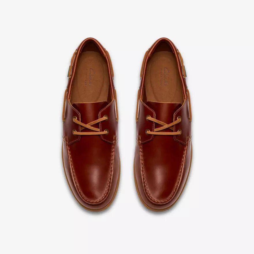 Charmouth Lace Herren-Bootsschuhe aus hellbraunem Leder Charmouth Lace Herren-Bootsschuhe aus hellbraunem Leder