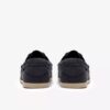 Charmouth Lace Herren-Bootsschuhe aus Nubukleder in Marineblau Charmouth Lace Herren-Bootsschuhe aus Nubukleder in Marineblau