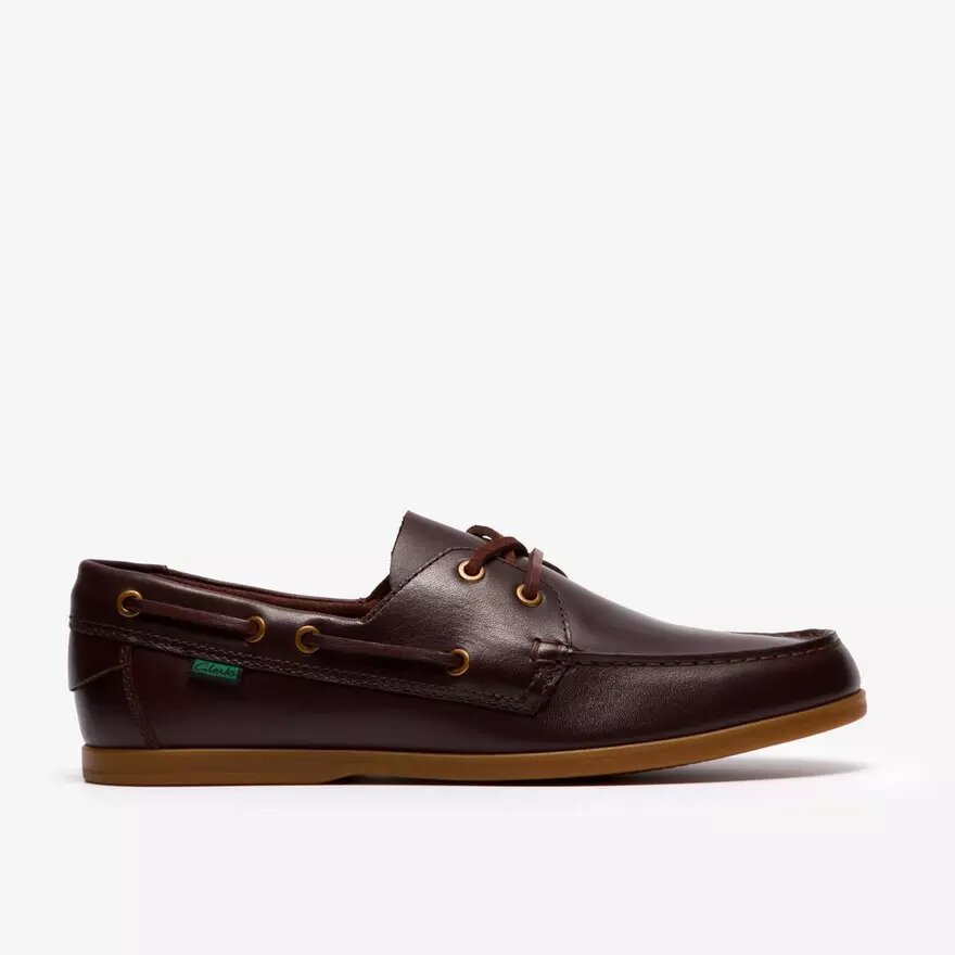 Charmouth Schnür-Bootsschuhe für Herren aus braunem Leder Charmouth Schnür-Bootsschuhe für Herren aus braunem Leder