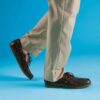 Charmouth Schnür-Bootsschuhe für Herren aus braunem Leder Charmouth Schnür-Bootsschuhe für Herren aus braunem Leder