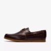 Charmouth Schnür-Bootsschuhe für Herren aus braunem Leder Charmouth Schnür-Bootsschuhe für Herren aus braunem Leder