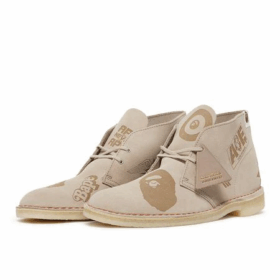 Clarks x A Bathing Ape Desert Boots „Grey Embossed“ 26149860