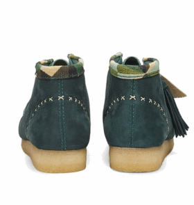 Clarks x END. Wallabee-Stiefel „Artisan Craft – Grün“ 26172494