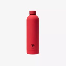Cloudsteppers-Trinkflasche für Damen – rote Trinkflasche