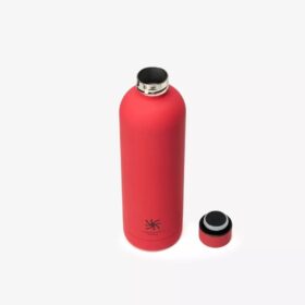 Cloudsteppers-Trinkflasche für Damen – rote Trinkflasche