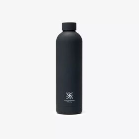 Cloudsteppers-Trinkflasche für Damen, schwarz