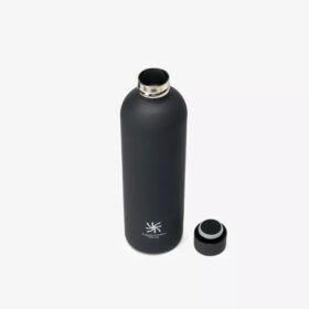 Cloudsteppers-Trinkflasche für Damen, schwarz