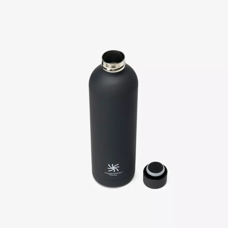 Cloudsteppers-Trinkflasche für Damen, schwarz Cloudsteppers-Trinkflasche für Damen, schwarz