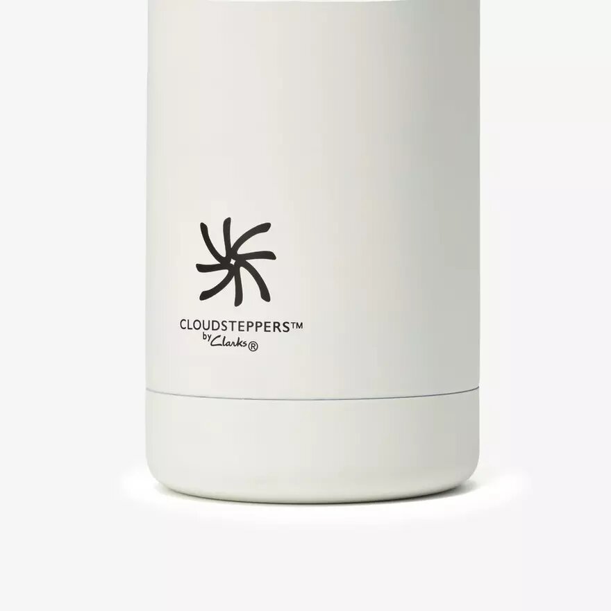 Cloudsteppers-Trinkflasche für Damen, weiß Cloudsteppers-Trinkflasche für Damen, weiß