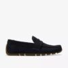 Corsley Bar Herren-Loafer aus marineblauem Wildleder Corsley Bar Herren-Loafer aus marineblauem Wildleder