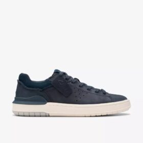 Courtlite 2 Run Herren-Sneaker aus Nubukleder in Marineblau