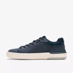 Courtlite 2 Run Herren-Sneaker aus Nubukleder in Marineblau