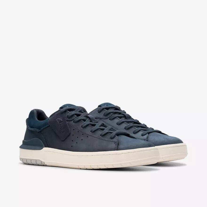 Courtlite 2 Run Herren-Sneaker aus Nubukleder in Marineblau Courtlite 2 Run Herren-Sneaker aus Nubukleder in Marineblau