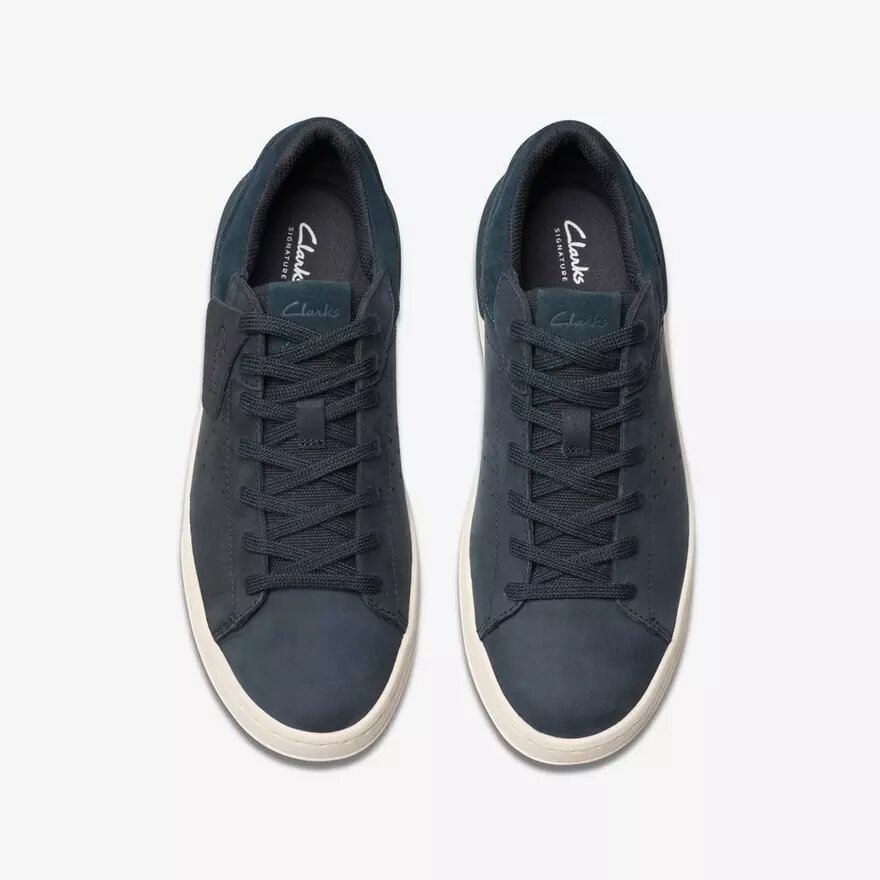 Courtlite 2 Run Herren-Sneaker aus Nubukleder in Marineblau Courtlite 2 Run Herren-Sneaker aus Nubukleder in Marineblau
