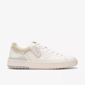 Courtlite 2 Run Herren-Sneaker aus weißem Leder