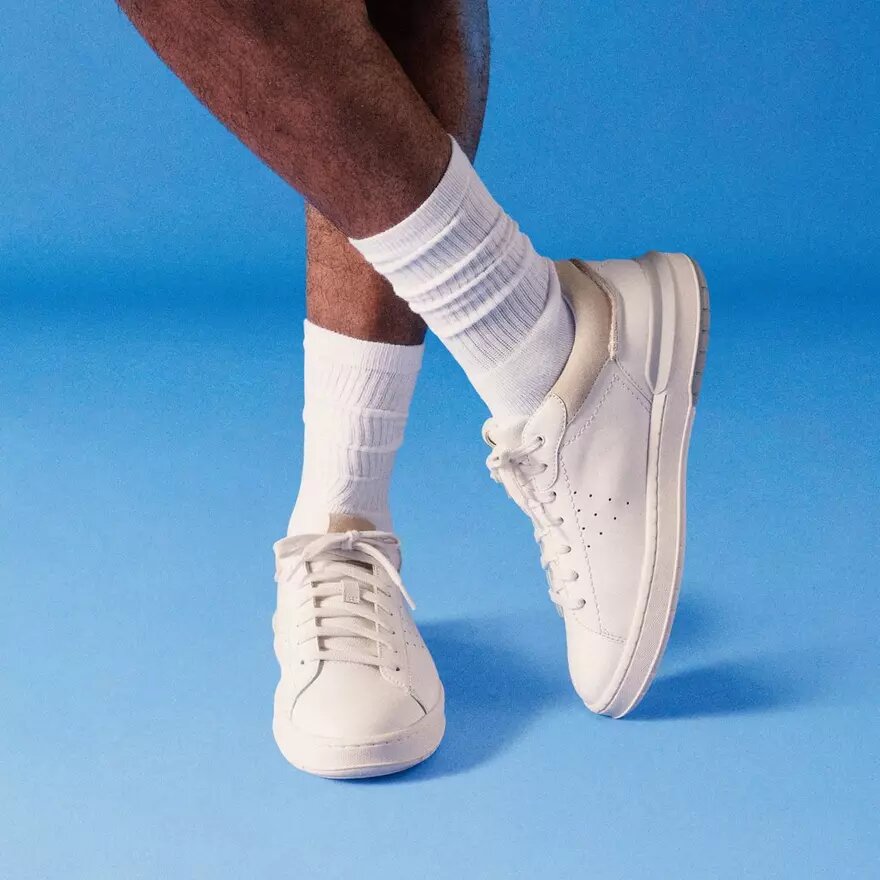 Courtlite 2 Run Herren-Sneaker aus weißem Leder Courtlite 2 Run Herren-Sneaker aus weißem Leder