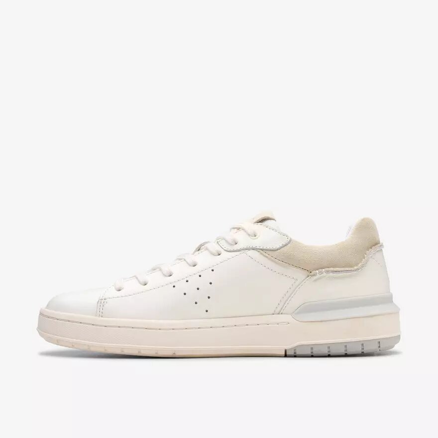 Courtlite 2 Run Herren-Sneaker aus weißem Leder Courtlite 2 Run Herren-Sneaker aus weißem Leder