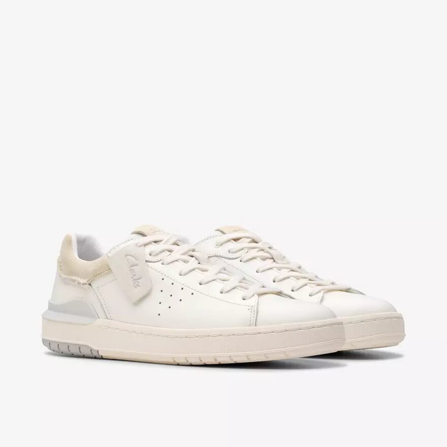Courtlite 2 Run Herren-Sneaker aus weißem Leder Courtlite 2 Run Herren-Sneaker aus weißem Leder