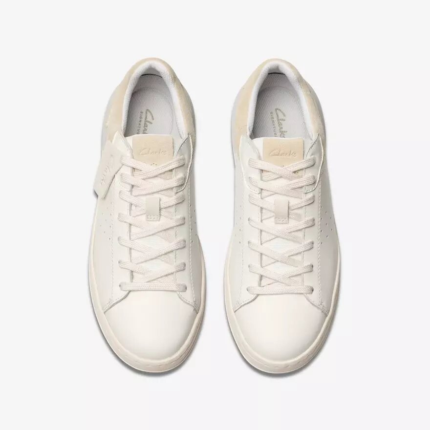 Courtlite 2 Run Herren-Sneaker aus weißem Leder Courtlite 2 Run Herren-Sneaker aus weißem Leder