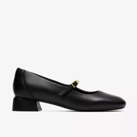 Daiss30 Bar – Schwarze Lederschuhe für Damen