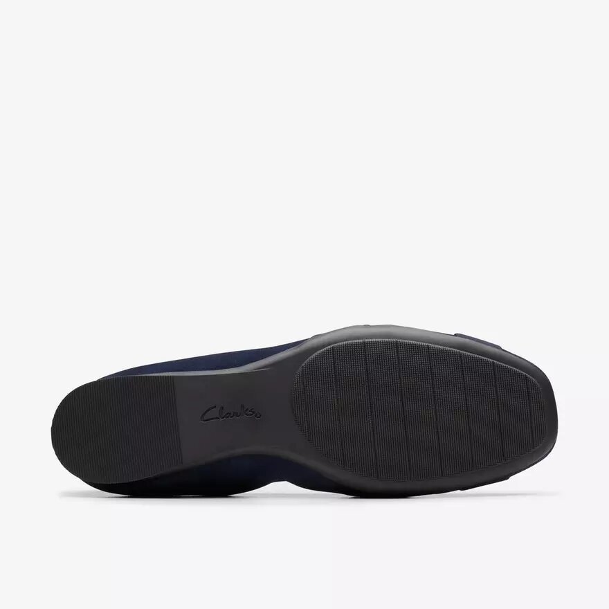 Damen-Ballerinas „Jazmynn Gem“ aus marineblauem Wildleder Damen-Ballerinas „Jazmynn Gem“ aus marineblauem Wildleder