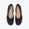 Damen-Ballerinas „Jazmynn Gem“ aus marineblauem Wildleder Damen-Ballerinas „Jazmynn Gem“ aus marineblauem Wildleder