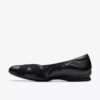 Damen-Ballerinas „Jazmynn Gem“ aus schwarzem Leder Damen-Ballerinas „Jazmynn Gem“ aus schwarzem Leder
