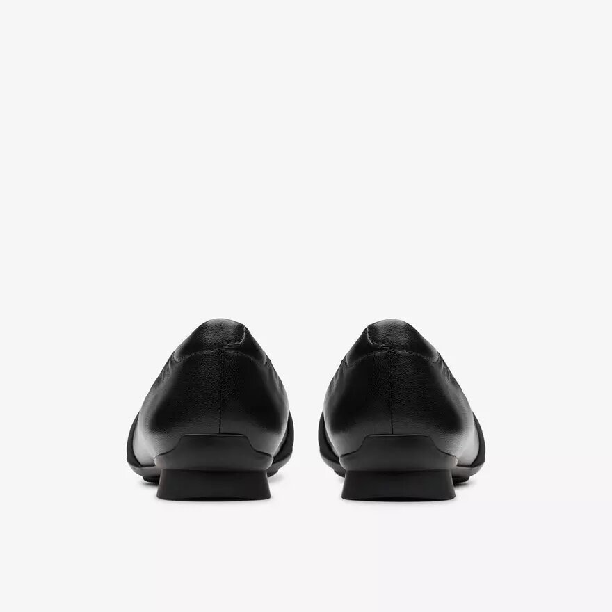 Damen-Ballerinas „Jazmynn Gem“ aus schwarzem Leder Damen-Ballerinas „Jazmynn Gem“ aus schwarzem Leder