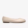 Damen-Ballerinas „Livia Lily“ aus cremefarbenem Leder Damen-Ballerinas „Livia Lily“ aus cremefarbenem Leder