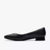 Damen-Ballerinas „Natalyn Wish“ aus schwarzem Leder Damen-Ballerinas „Natalyn Wish“ aus schwarzem Leder