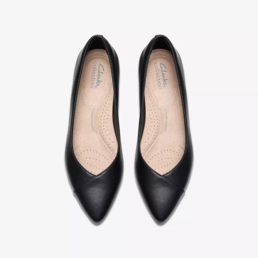 Damen-Ballerinas „Natalyn Wish“ aus schwarzem Leder Damen-Ballerinas „Natalyn Wish“ aus schwarzem Leder