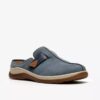 Damen-Clog „Orlene“ in Denimblau aus Nubukleder – Clogs & Pantoletten Damen-Clog „Orlene“ in Denimblau aus Nubukleder – Clogs & Pantoletten