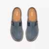 Damen-Clog „Orlene“ in Denimblau aus Nubukleder – Clogs & Pantoletten Damen-Clog „Orlene“ in Denimblau aus Nubukleder – Clogs & Pantoletten