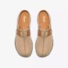 Damen-Clog „Orlene“ in Taupe – Nubuk-Clogs & Pantoletten Damen-Clog „Orlene“ in Taupe – Nubuk-Clogs & Pantoletten