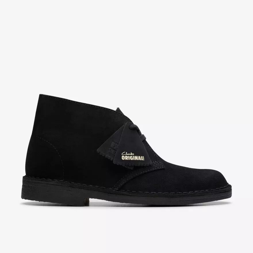 Damen-Desert-Boots aus schwarzem Wildleder – Desert Boots in den USA Damen-Desert-Boots aus schwarzem Wildleder – Desert Boots in den USA