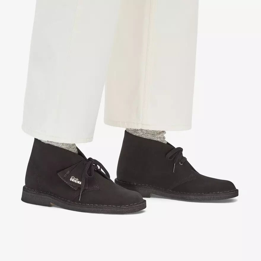 Damen-Desert-Boots aus schwarzem Wildleder – Desert Boots in den USA Damen-Desert-Boots aus schwarzem Wildleder – Desert Boots in den USA
