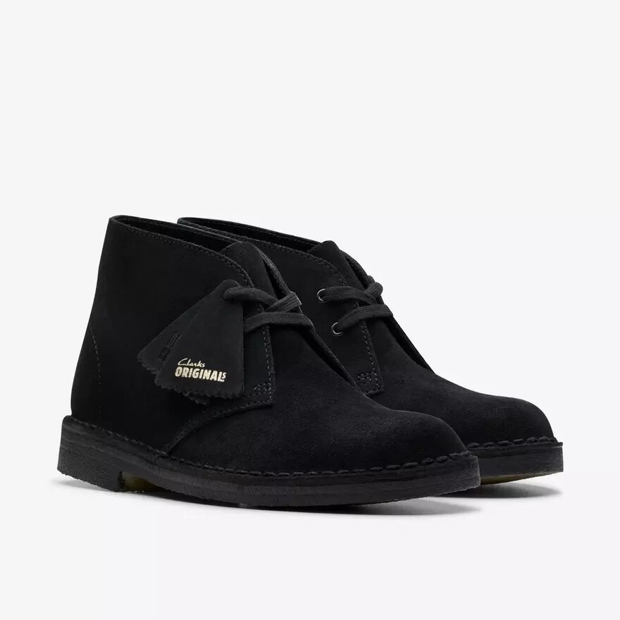 Damen-Desert-Boots aus schwarzem Wildleder – Desert Boots in den USA Damen-Desert-Boots aus schwarzem Wildleder – Desert Boots in den USA